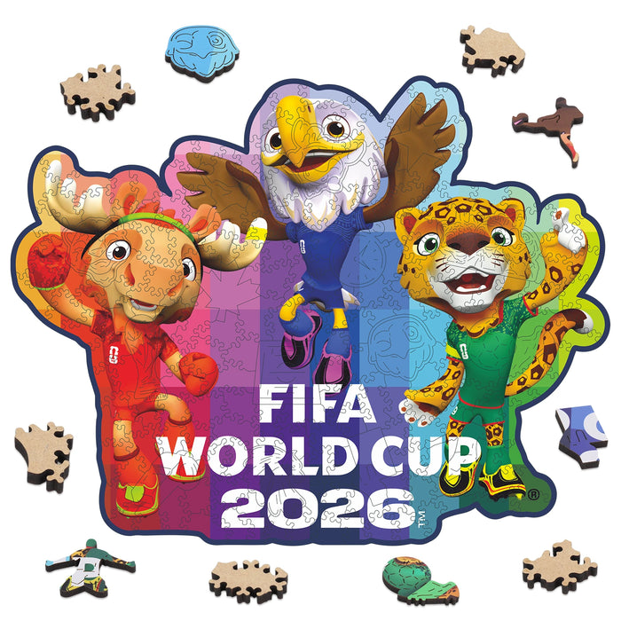 FIFA World Cup 2026 Mascots Wooden Puzzle – Buy 2, Save 20%