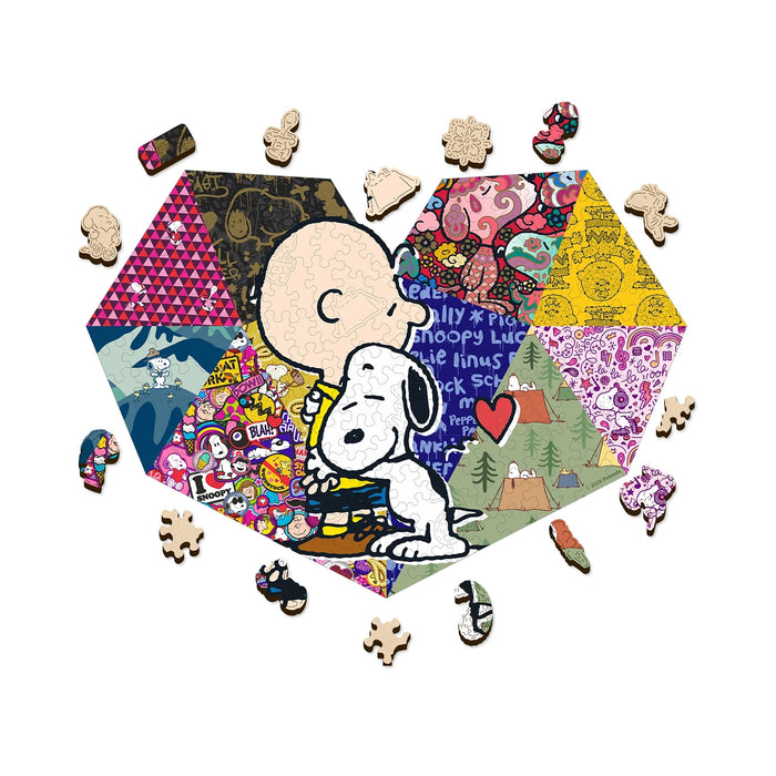Snoopy Heart Wooden Puzzle