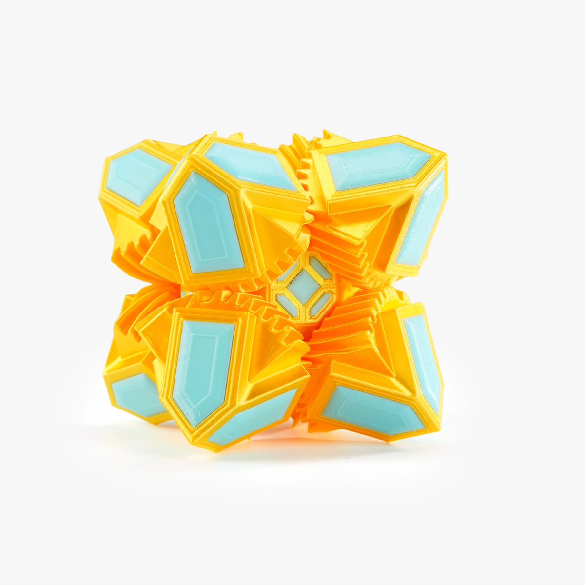 A 3D-printed geometric puzzle toy