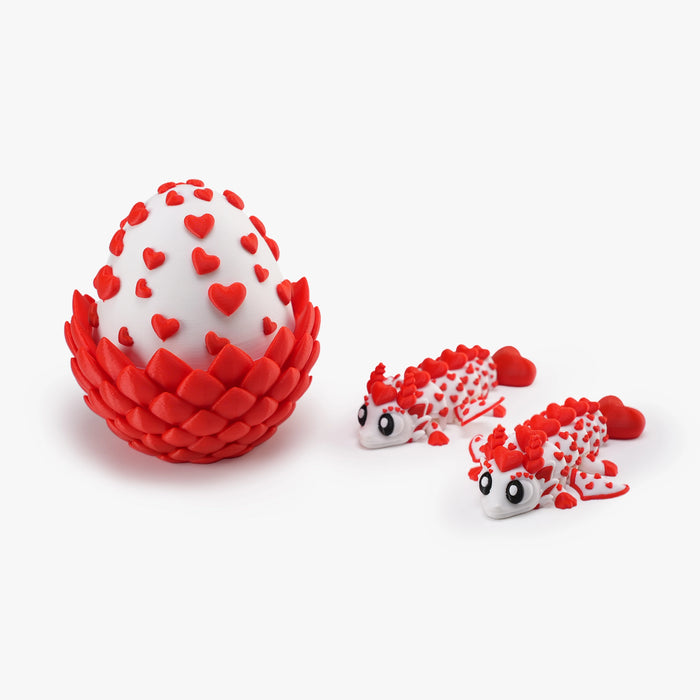 Articulated Heart-shaped Dragon Egg