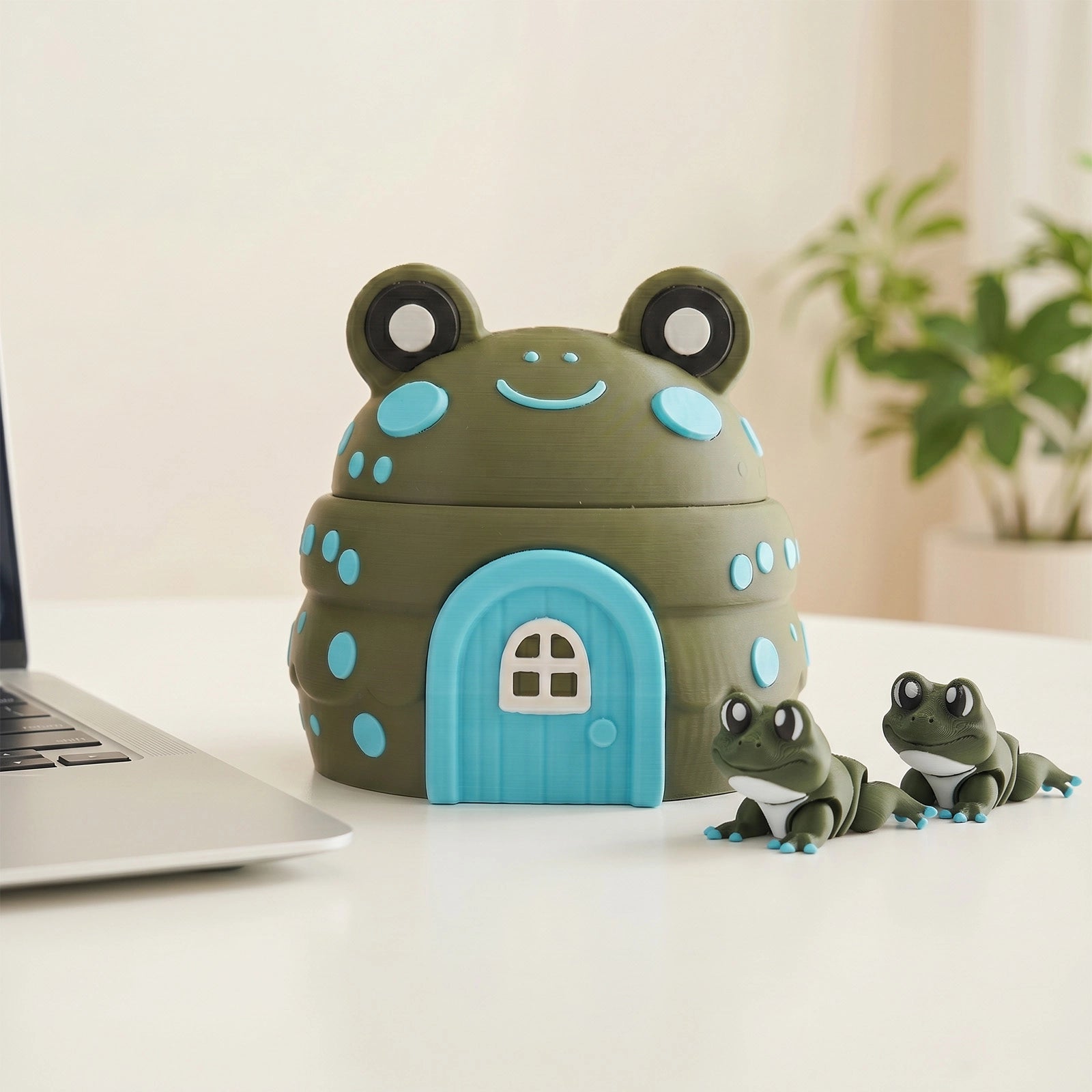 Closed Frog House storage box
