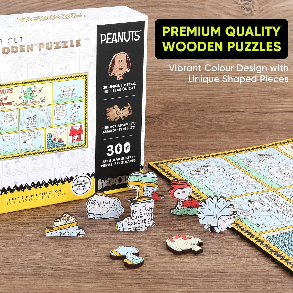 rregular surprise pieces for comic puzzle