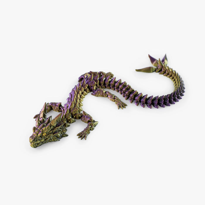 Matte 3D Printed Articulated Dragon