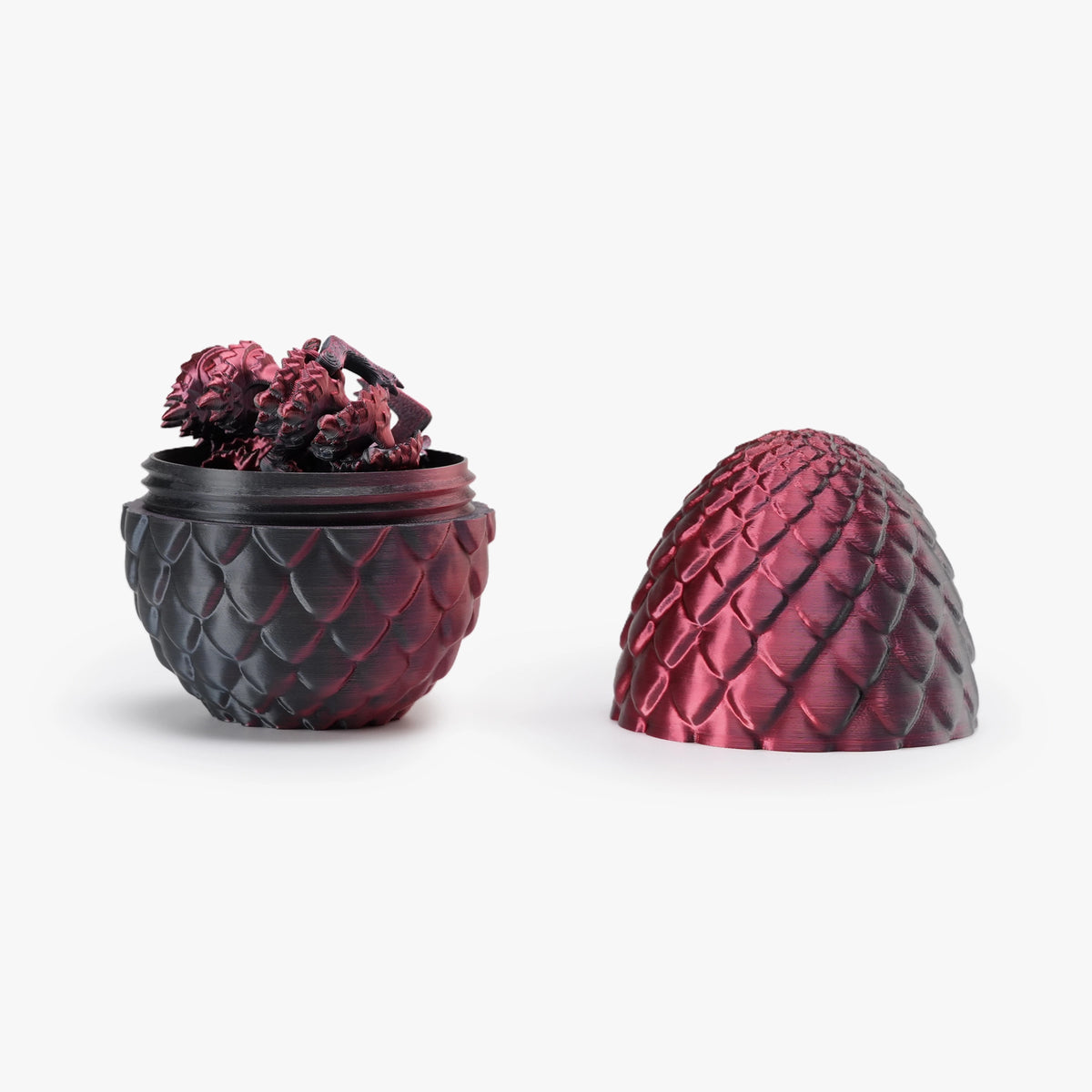 Nexbie articulated dragon emerging from cracked egg