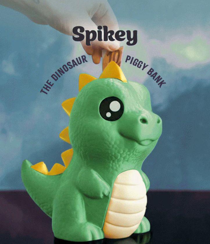 Dinosaur Shaped Piggy Bank