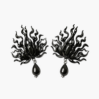 Black Flame Jewelry Set
