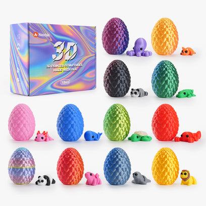 3D Printed Surprise Eggs(12PCS)