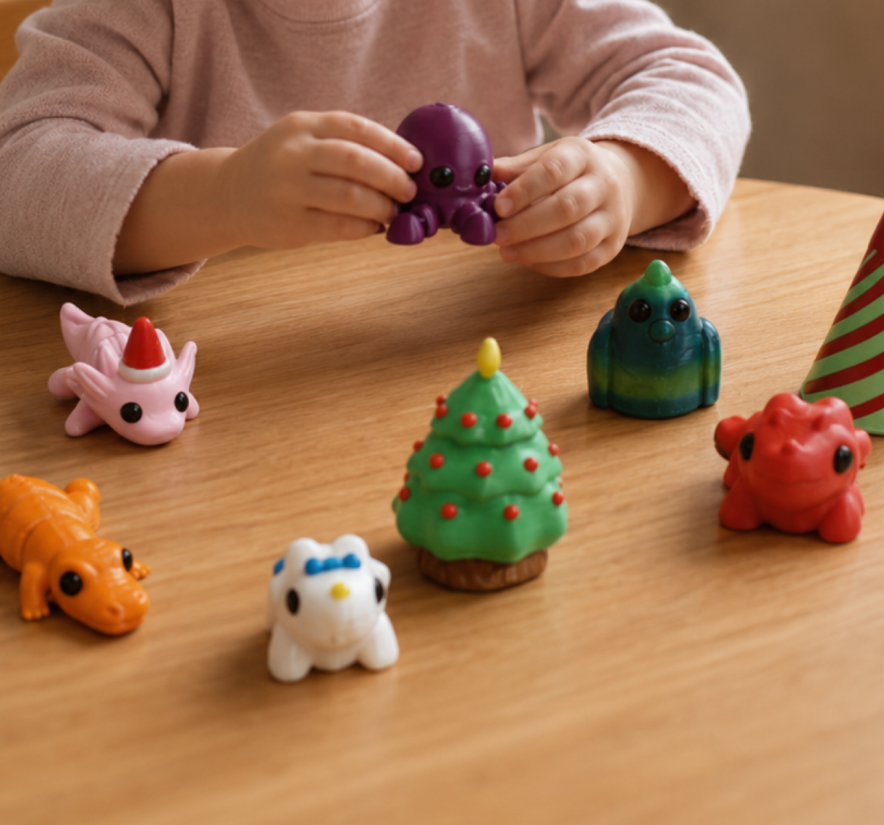 Animal Advent Calendar 3D Printed(24PCS)