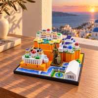 Greek Aegean Miniature City Model