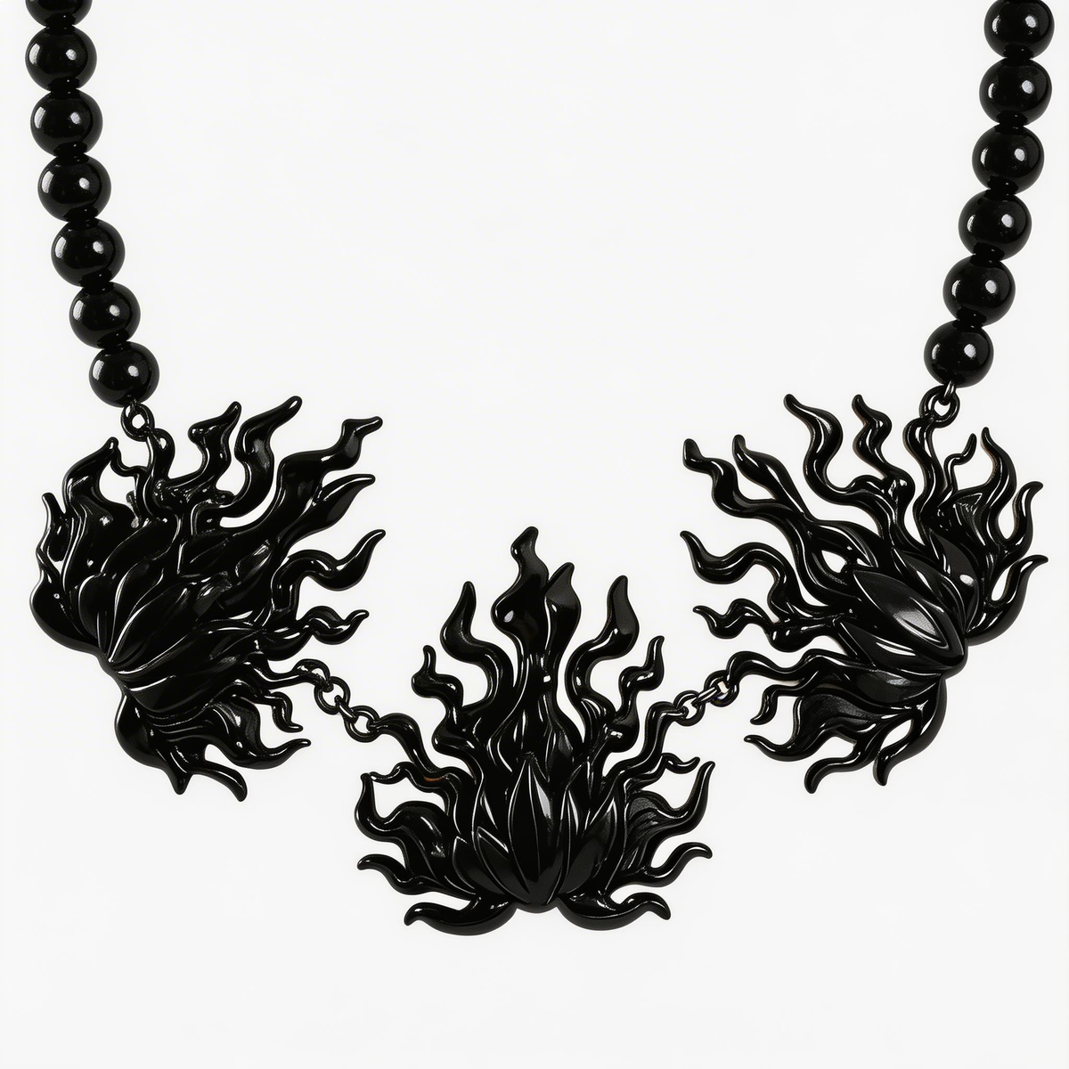 Black Flame Jewelry Set