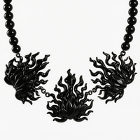 Black Flame Jewelry Set