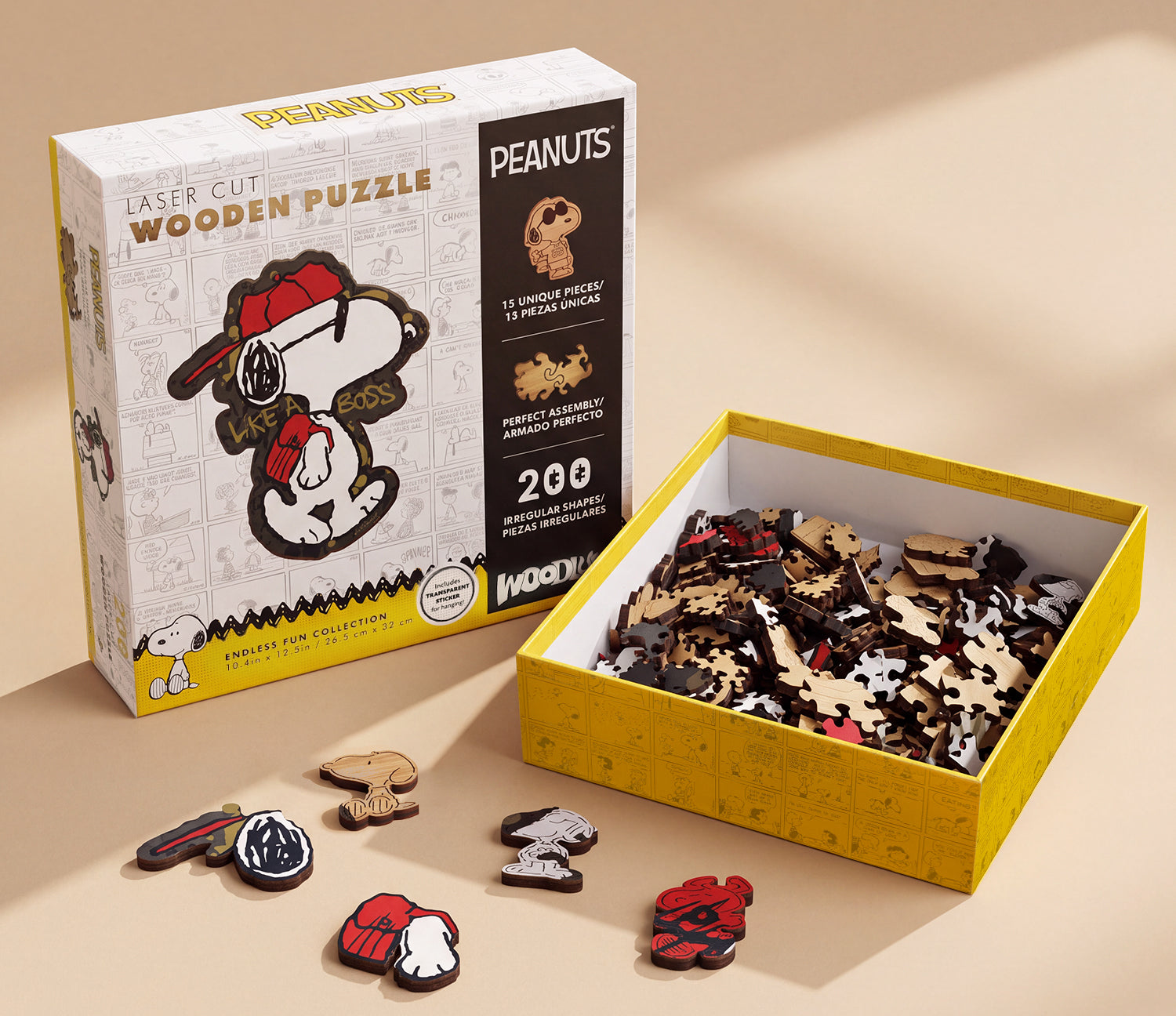 Joe Cool Wooden Puzzle: Premium Precision-Cut Gift