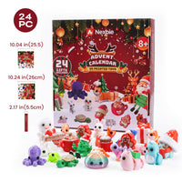Animal Advent Calendar 3D Printed (24PCS)