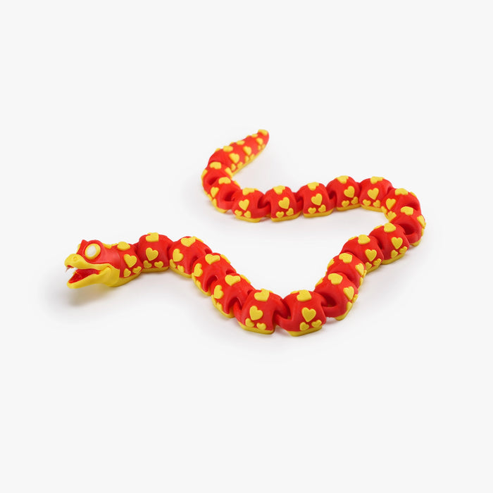 3D Printed Love Snake Fridge Magnet