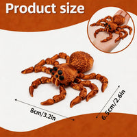 3D Printed Spider size dimensions