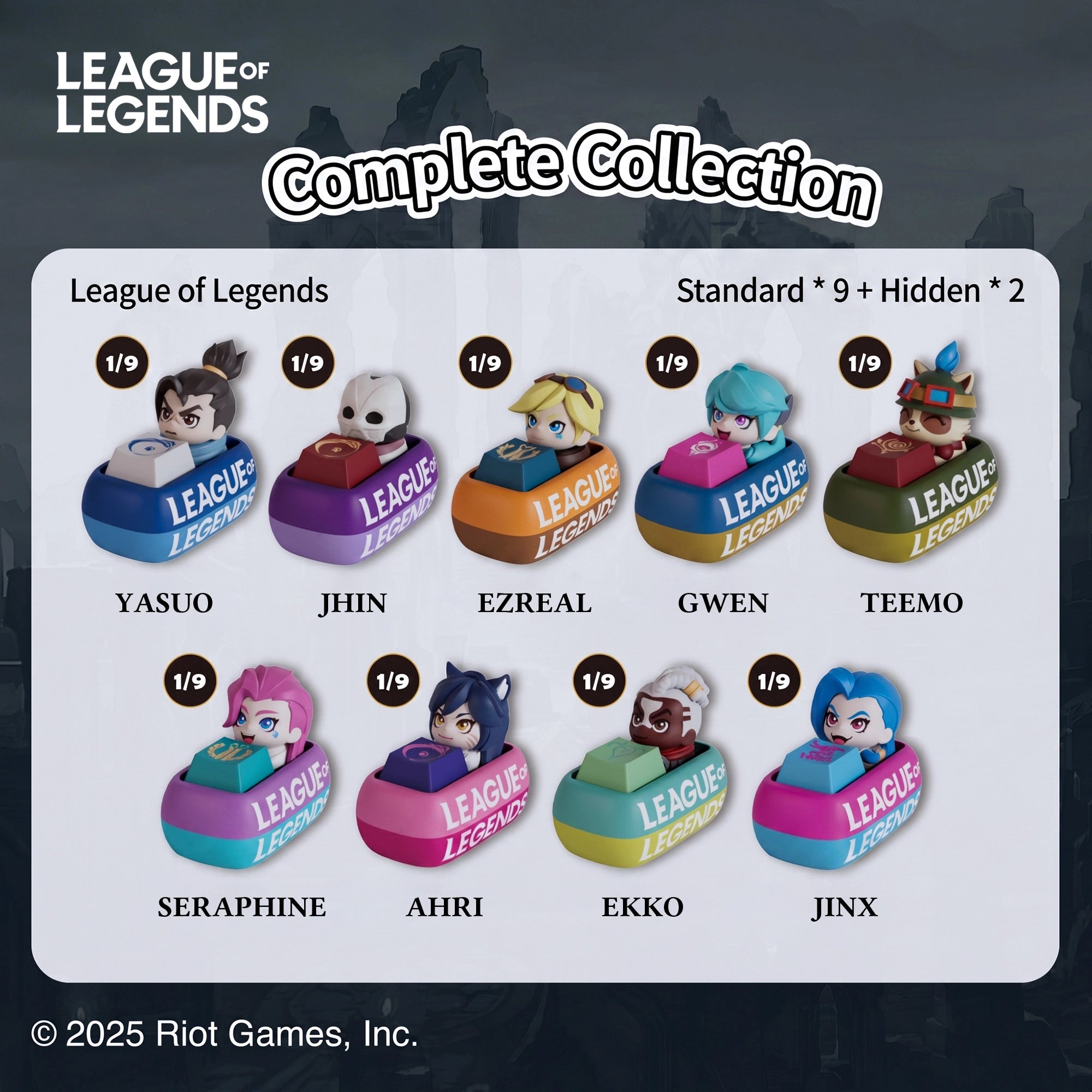 LOL Fingertip Keycap Blind Box