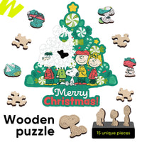 A wooden puzzle