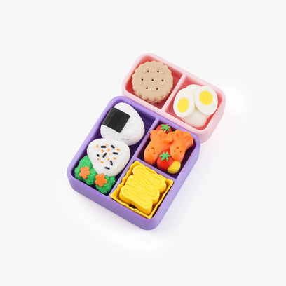 A miniature toy bento box