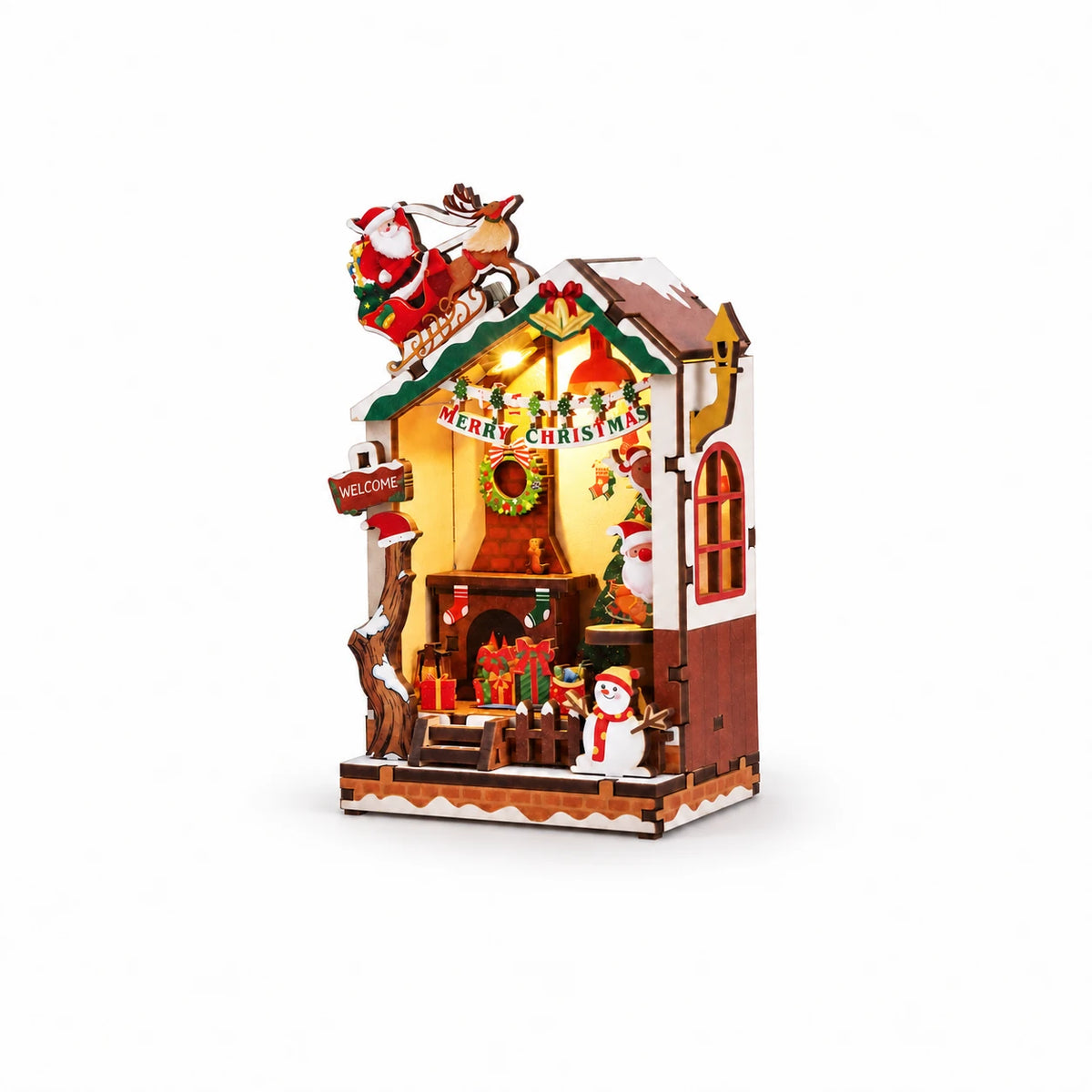 Christmas House Fridge Magnet