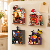Christmas House Fridge Magnet