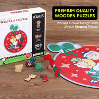 Woodux Peanuts laser-cut wooden puzzle set