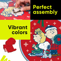 a Peanuts-themed jigsaw puzzle