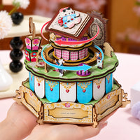 Alice's Wonderland DIY Music Box rotating mechanism