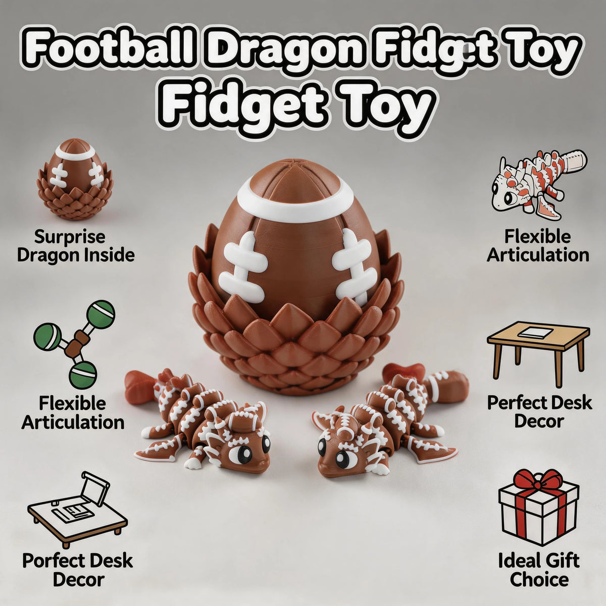 American Baseball dragon egg features