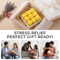 3D Printed Cheese Cube Fidget Toy in gift box