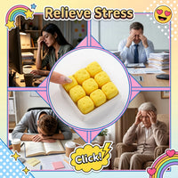 3D Printed Cheese Cube Fidget Toy for stress relief