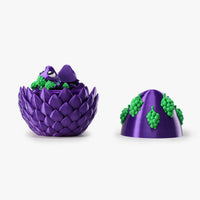 Opened Grapes 3D Printed Dragon Egg with mini dragons inside