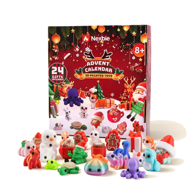 Animal Advent Calendar 3D Printed (24PCS)