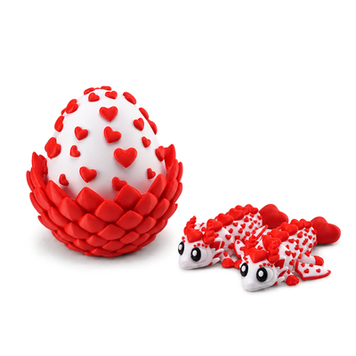 Articulated Heart-shaped Dragon Egg