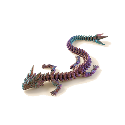 Colorful 3D Printed Articulated Dragon