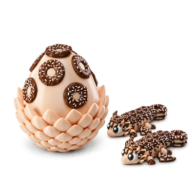 Donut 3D Printed Dragon Egg
