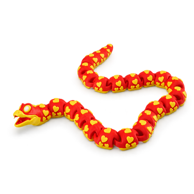 3D Printed Love Snake Fridge Magnet