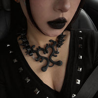 Void Spine Necklace 3D Printed
