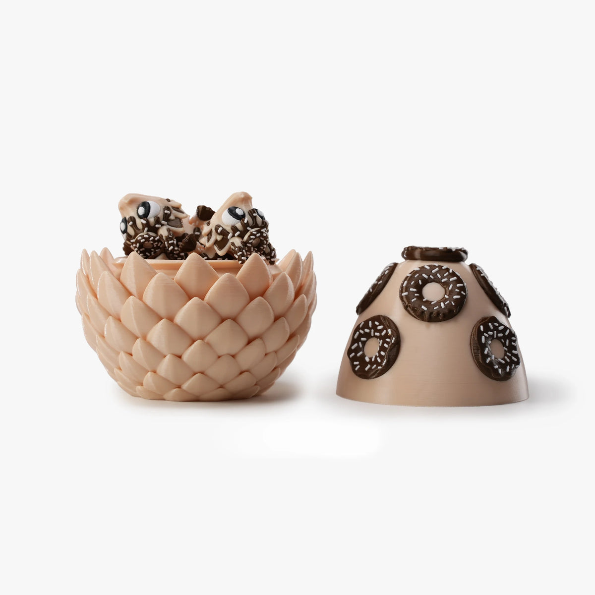 Opened Donut Dragon Egg inside view