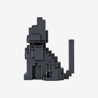 Pixel Cat 3D figurine side view