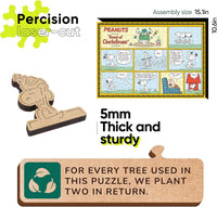 Precision 5mm laser cut wooden puzzle