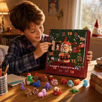 red Christmas advent calendar