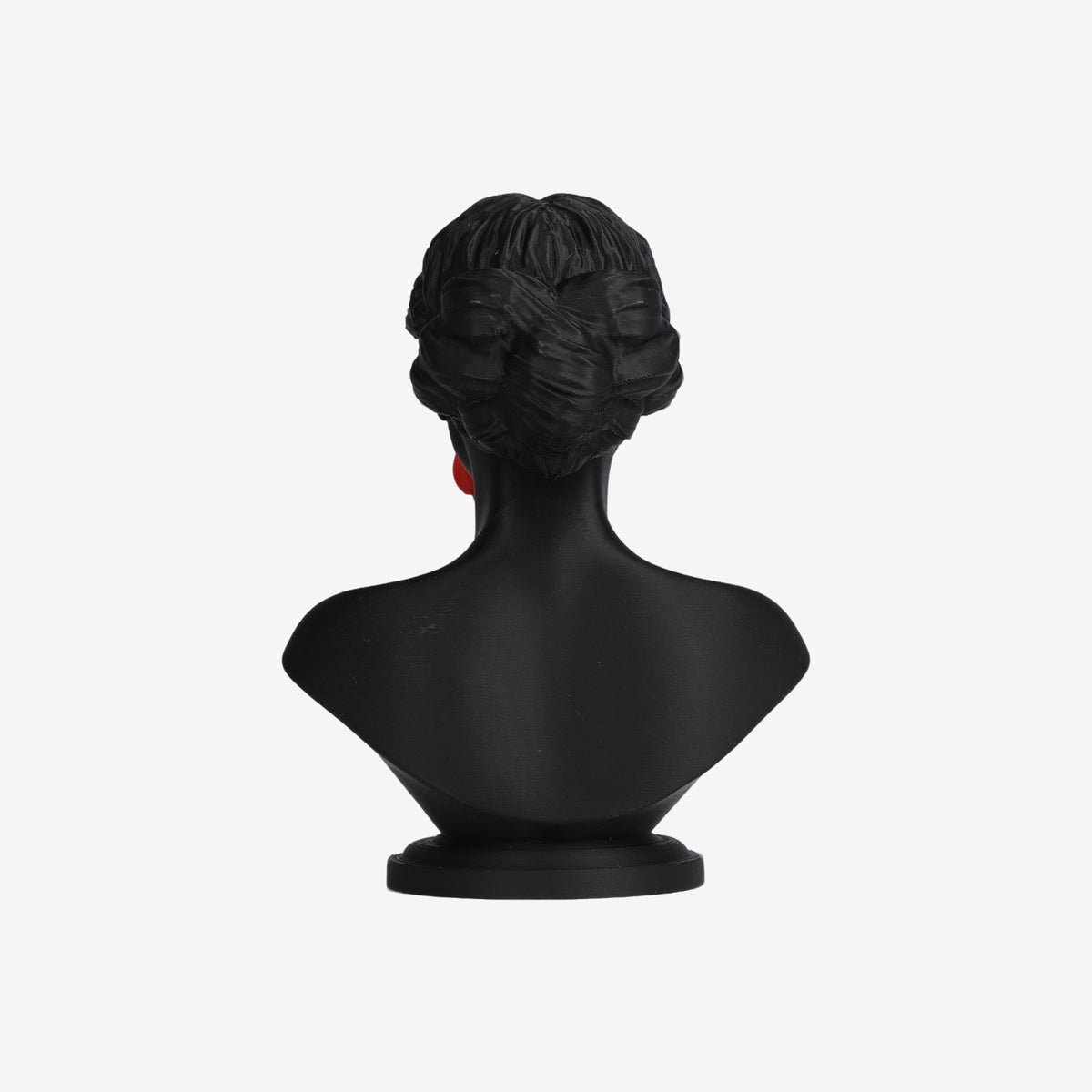 Back view of Silence of Flowers black figurine
