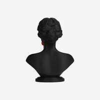 Back view of Silence of Flowers black figurine