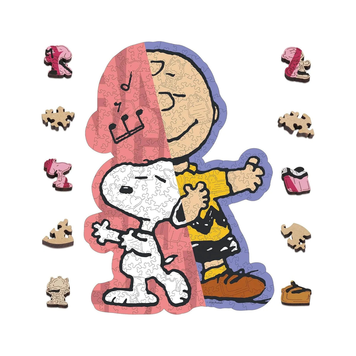 Snoopy Charlie Brown wooden puzzle 200pcs