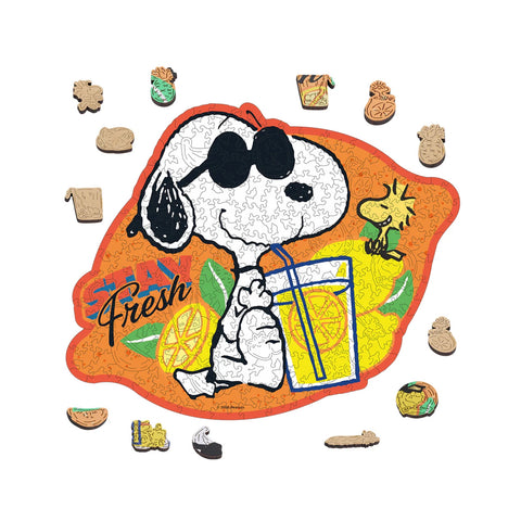 Lemonade Snoopy Wooden Puzzle