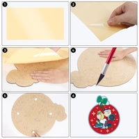 How to hang the Snoopy Christmas puzzle