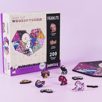 Snoopy heart wooden puzzle product set