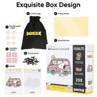 Snoopy van puzzle gift box bag poster set