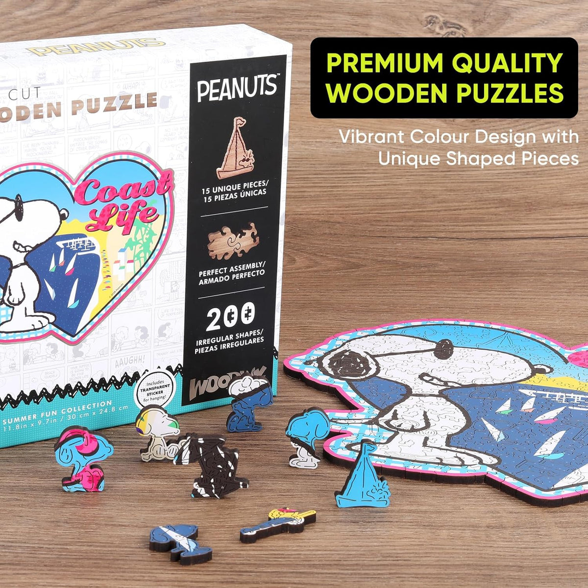 Premium packaging and gift box for Snoopy puzzle