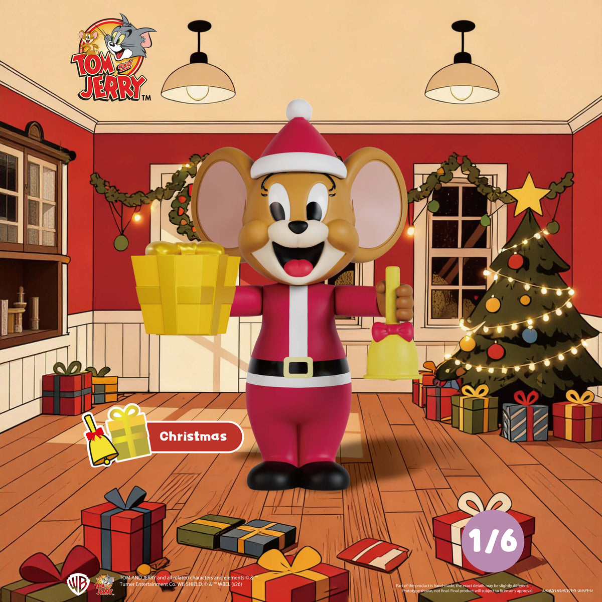 Tom and Jerry Christmas holiday surprise figure